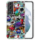For Samsung Galaxy S22+ 5G Luminous TPU Protective Phone Case(Graffiti)