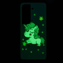 For Samsung Galaxy S22+ 5G Luminous TPU Protective Phone Case(Star Unicorn)