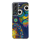 For Samsung Galaxy S22+ 5G Luminous TPU Protective Phone Case(Blue Owl)