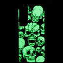 For Samsung Galaxy S22+ 5G Luminous TPU Protective Phone Case(Skull)