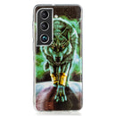 For Samsung Galaxy S22+ 5G Luminous TPU Protective Phone Case(Fierce Wolf)
