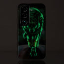 For Samsung Galaxy S22+ 5G Luminous TPU Protective Phone Case(Fierce Wolf)