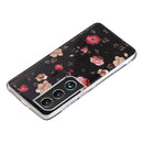 For Samsung Galaxy S22+ 5G Luminous TPU Protective Phone Case(Rose)