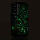 For Samsung Galaxy S22+ 5G Luminous TPU Protective Phone Case(Mandala Flower)