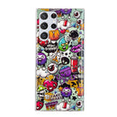 For Samsung Galaxy S22 Ultra 5G Luminous TPU Protective Phone Case(Graffiti)