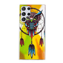 For Samsung Galaxy S22 Ultra 5G Luminous TPU Protective Phone Case(Owl)