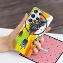 For Samsung Galaxy S22 Ultra 5G Luminous TPU Protective Phone Case(Owl)