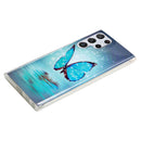 For Samsung Galaxy S22 Ultra 5G Luminous TPU Protective Phone Case(Butterfly)