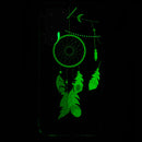 For Samsung Galaxy S22 Ultra 5G Luminous TPU Protective Phone Case(Black Wind Chimes)