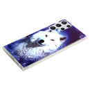 For Samsung Galaxy S22 Ultra 5G Luminous TPU Protective Phone Case(Starry Sky Wolf)