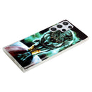 For Samsung Galaxy S22 Ultra 5G Luminous TPU Protective Phone Case(Fierce Wolf)