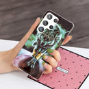 For Samsung Galaxy S22 Ultra 5G Luminous TPU Protective Phone Case(Fierce Wolf)