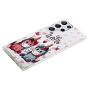 For Samsung Galaxy S22 Ultra 5G Luminous TPU Protective Phone Case(Couple Unicorn)