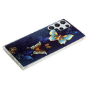 For Samsung Galaxy S22 Ultra 5G Luminous TPU Protective Phone Case(Double Butterflies)
