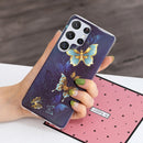 For Samsung Galaxy S22 Ultra 5G Luminous TPU Protective Phone Case(Double Butterflies)