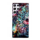 For Samsung Galaxy S22 Ultra 5G Luminous TPU Protective Phone Case(Mandala Flower)