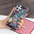 For Samsung Galaxy S22 Ultra 5G Luminous TPU Protective Phone Case(Mandala Flower)