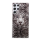 For Samsung Galaxy S22 Ultra 5G Luminous TPU Protective Phone Case(Leopard Tiger)