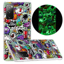 For Samsung Galaxy A03s Luminous TPU Protective Phone Case(Graffiti)