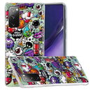 For Samsung Galaxy A03s Luminous TPU Protective Phone Case(Graffiti)