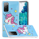 For Samsung Galaxy A03s Luminous TPU Protective Phone Case(Star Unicorn)