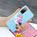 For Samsung Galaxy A03s Luminous TPU Protective Phone Case(Star Unicorn)