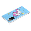 For Samsung Galaxy A03s Luminous TPU Protective Phone Case(Star Unicorn)