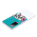 For Samsung Galaxy A03s Luminous TPU Protective Phone Case(Headset Dog)