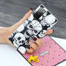 For Samsung Galaxy A03s Luminous TPU Protective Phone Case(Skull)