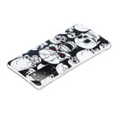 For Samsung Galaxy A03s Luminous TPU Protective Phone Case(Skull)