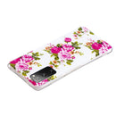 For Samsung Galaxy A03s Luminous TPU Protective Phone Case(Rose Flower)