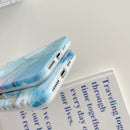 Glitter Marble Phone Case For iPhone 13(Twilight Black)