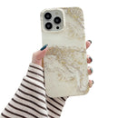 Glitter Marble Phone Case For iPhone 13 Pro(Grey Platinum)