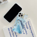 Glitter Marble Phone Case For iPhone 12 Pro Max(Dark Green Glitter)
