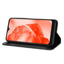 For TCL 205 Magnetic Buckle Retro Texture Leather Phone Case(Black)
