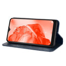 For TCL 205 Magnetic Buckle Retro Texture Leather Phone Case(Blue)