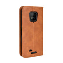 For Ulefone Armor 8 Magnetic Buckle Retro Texture Leather Phone Case(Brown)