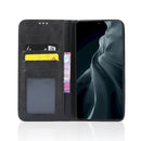 For Xiaomi 12 Magnetic Buckle Retro Texture Leather Phone Case(Black)