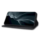For Xiaomi 12 Magnetic Buckle Retro Texture Leather Phone Case(Black)