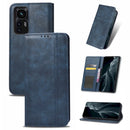 For Xiaomi 12 Magnetic Buckle Retro Texture Leather Phone Case(Blue)