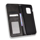 For OnePlus 10 Pro 5G Magnetic Buckle Retro Texture Leather Phone Case(Black)