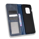 For OnePlus 10 Pro 5G Magnetic Buckle Retro Texture Leather Phone Case(Blue)