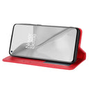 For OnePlus 10 Pro 5G Magnetic Buckle Retro Texture Leather Phone Case(Red)