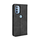 For Motorola Moto G41 / G31 Magnetic Buckle Retro Crazy Horse Leather Phone Case(Black)