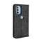 For Motorola Moto G41 / G31 Magnetic Buckle Retro Crazy Horse Leather Phone Case(Black)