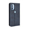 For Motorola Moto G41 / G31 Magnetic Buckle Retro Crazy Horse Leather Phone Case(Blue)