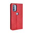 For Motorola Moto G41 / G31 Magnetic Buckle Retro Crazy Horse Leather Phone Case(Red)