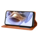 For Motorola Moto G41 / G31 Magnetic Buckle Retro Crazy Horse Leather Phone Case(Brown)