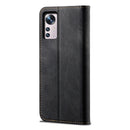 For Xiaomi 12/12S Denim Texture Casual Style Leather Phone Case(Black)