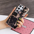 For Samsung Galaxy S22 Ultra 5G Electroplating TPU Protective Phone Case(Black Gold)
